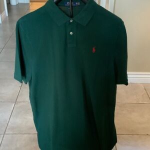 Polo by Ralph Lauren Men's Dark Green Polo Shirt